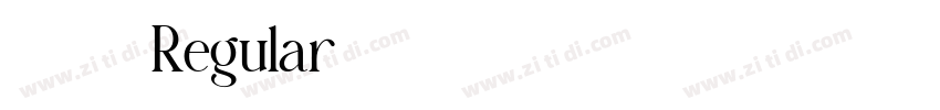 小考拉体 Regular字体转换